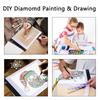 New A4/A5 Three Level Dimmable Led Light Pad Drawing Board Pad Tracing Light Box Eye Protection Easier for Diamond Painting