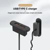 Встраиваемые в стол розетки 1 USB-A и 1 Type-C Встроенная скрытая розетка для рабочего стола с удлинителем 1,2 м Для офиса спальни