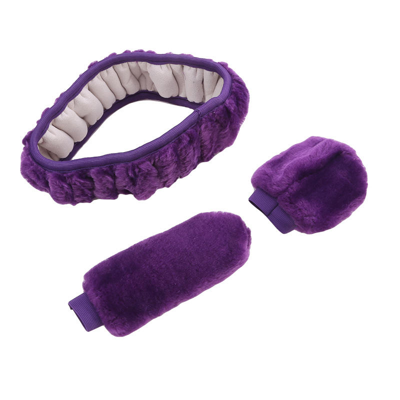 Мягкий шерстяной чехол на руль, аксессуар для ручного тормоза, чехол для салона автомобиля