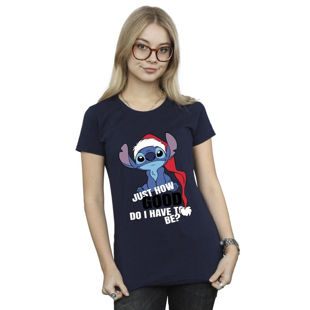 Disney Womens/Ladies Lilo & Stitch Just How Good Cotton T-Shirt
