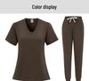 Unisex Quick-Drying Stretch Scrub Suit for Medical and Spa Professionals