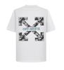New round neck short sleeved T-shirt for couples, fashionable and cool, decorated with double arrow pattern on half sleeves