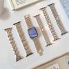 Роскошный браслет Starlight из нержавеющей стали для Apple Watch Ultra 3 49 мм Ремешок для iWatch 11 10 9 8 7 6 se 46 мм 41 45 мм 40 38 42 44