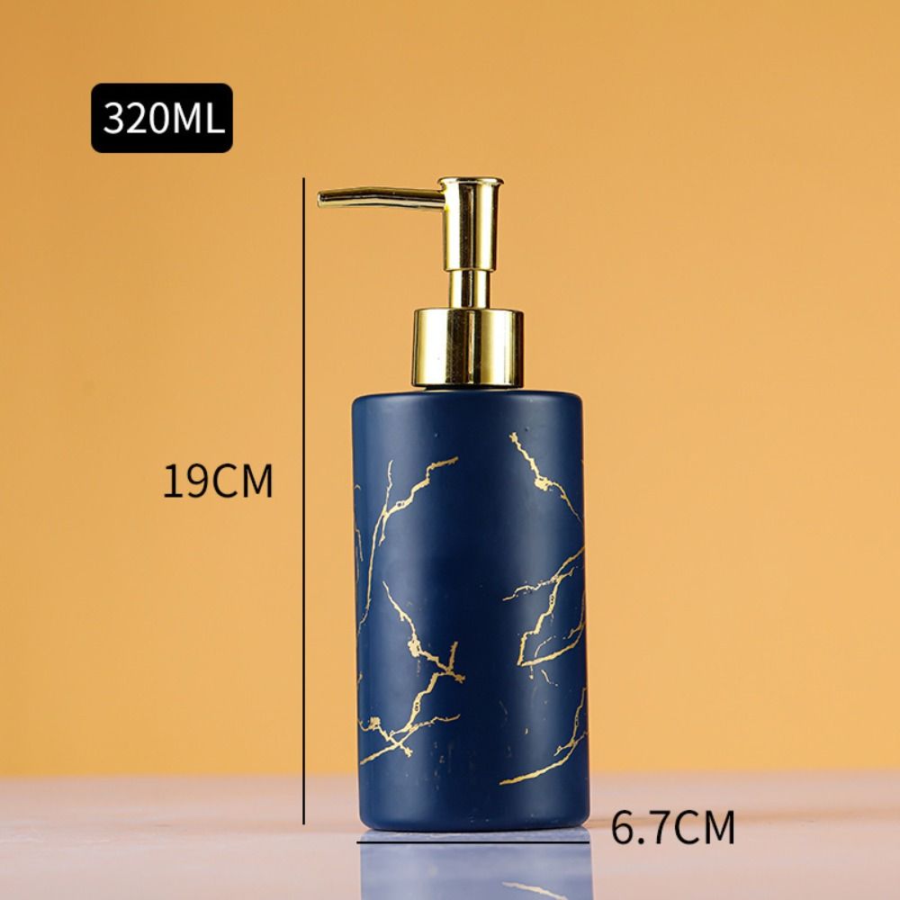 Мраморные бутылки для лосьона для ванны Керамические бутылки для дезинфицирующего средства для рук Новые стеклянные бутылки для эмульсии