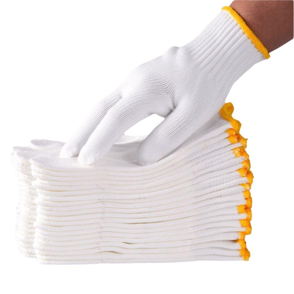 12 Pairs Non-slip Working Gloves Nylon Gardening Gloves  for Outdoor Working