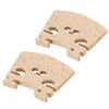 Maple Wood Violin Bridge for 1/8 Violins, 2 Pieces