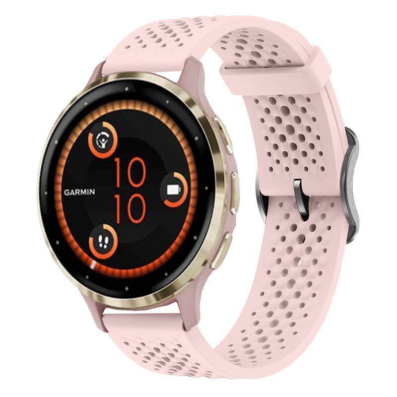 Официальный силиконовый ремешок для часов Garmin Venu 3s/2s Классический и стильный ремешок для часов Совместим с Forerunner 265s 255s Vivomove4s