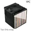 Vinyl Record Storage Case Dustproof Portable Storage Bag With Lid Handles For 12 Inch Vinyl Albums Books Pos Albums Storage