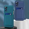 Чехол-кошелек с отделениями для карт на заднюю панель для Samsung Galaxy S24 S23 S22 S21 S20 Plus FE Note 20 Ultra A51 A71 A54 Мягкий силиконовый чехол с держателем для карт