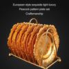 7PCS European Drink Coasters Set Iron Coasters with Holder Coasters Table Coasters Set  For Home