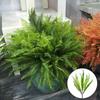 Для офиса/свадьбы Искусственные цветы Реалистичные кустовые растения с листьями папоротника