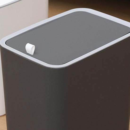 Slim Bathroom Trash Can 2 Gal/ 3 Gal Garbage Can with Lid Soft Close Step Pedal Trash Bin Odor Control Waste Bin for Bathroom Bedroom Kitchen Office