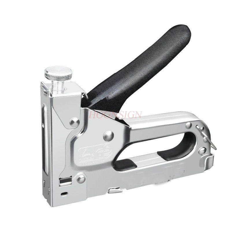 Stapler, manual nail gun, three purpose code nail gun, U-shaped woodworking nail gun