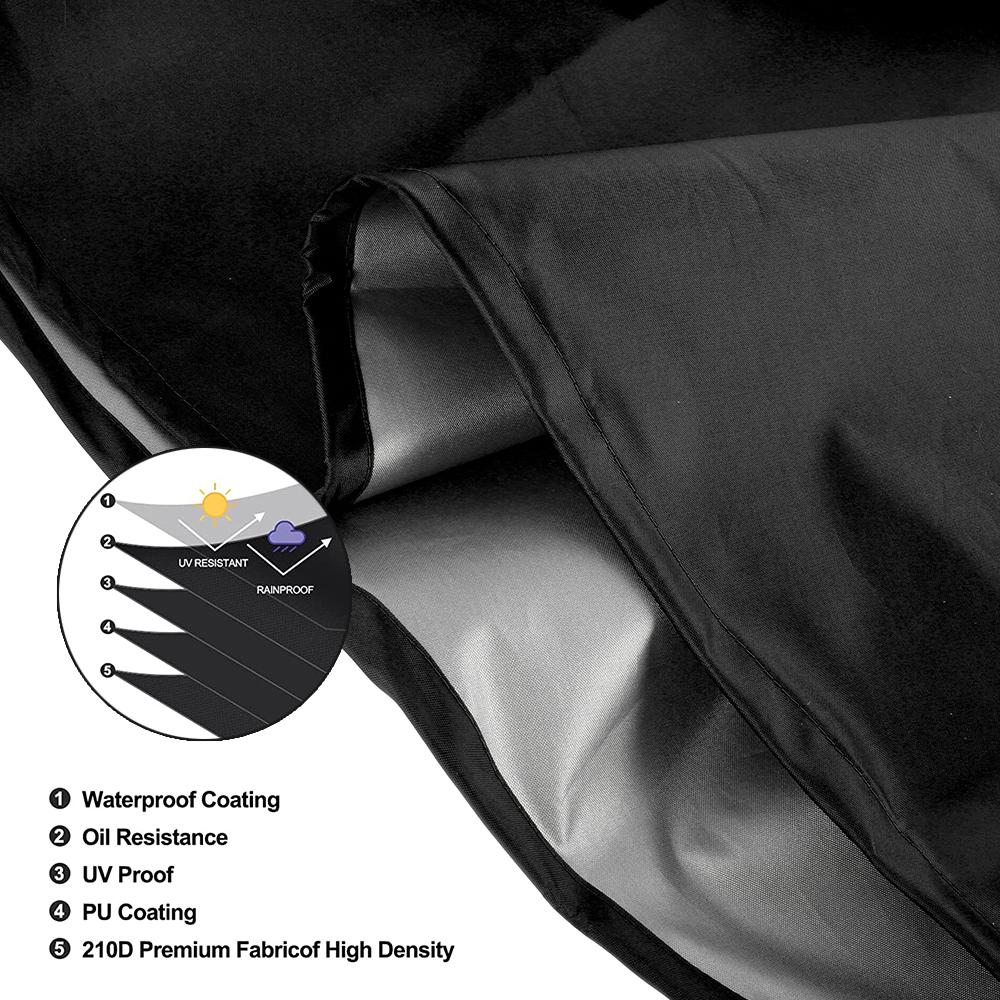 Уличный чехол для камина Сверхпрочный Водонепроницаемый Защитный Чехол Чехол для камина Сумка для обогревателя для кемпинга Нагревательные чехлы Чехол для камина