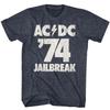 AC/DC Jailbreak 1974 Футболка рок-группы