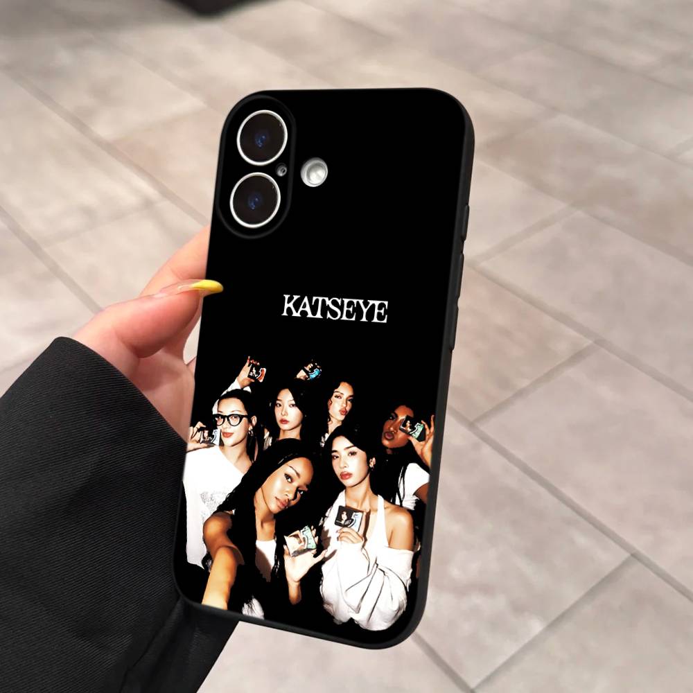 K-KATSEYE Music Phone Case For IPhone 16 17 Air 15 14 13 12 11 Pro Max 16E Plus Fundas