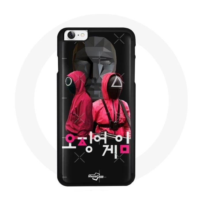 Coque Iphone 5 - Maniacase - Squid Game - Souple - Noir - Motif unique