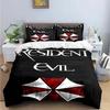 Модные 3D Наборы постельного белья с принтом из фильма R-Resident Evil Комплект постельных принадлежностей Пододеяльник Комплект одеяла Постельное белье Роскошный подарок