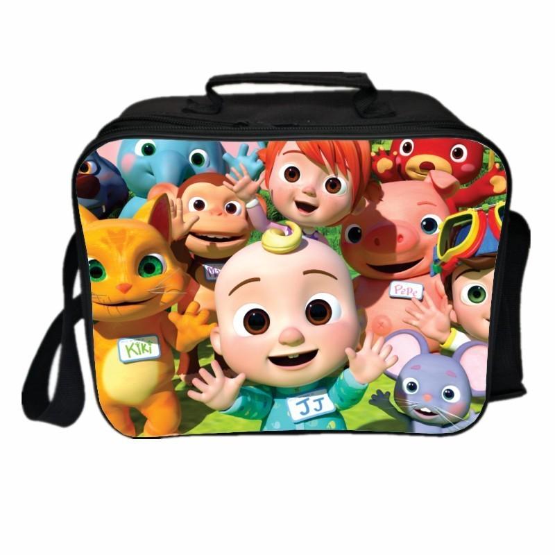 Cocomelon Insulated Lunch Box Bag With Large Capacity For Childrens Outdoor Adventures