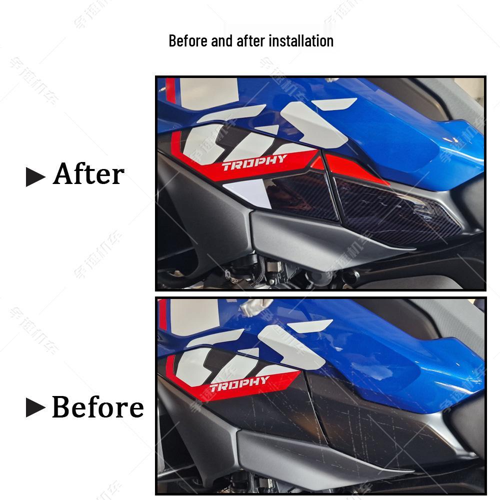 2024 BMW R1300GS Мотоцикл 3D Эпоксидная Смола Красный Синий Водонепроницаемый Набор Наклеек