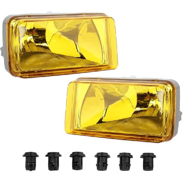 MAYASAF Пара дымчатых противотуманных фар для бампера CHEVY 2007-14 Silverado/Suburban/Avalanche/Tahoe, Для GMC 2007-14 Sierra/Yukon, 2007-08