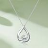 D Цвет 1CT Капля Воды Муассанит Ожерелье Подвеска Для Женщин С GRA S925 Стерлингового Серебра Подарки на Юбилей Шеи Ювелирные Изделия