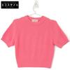 MAISON CARREE MC-07-08 Pink Cashmere100 Raglan Sleeve Mini Knit Pullover Tops F pinkUsed