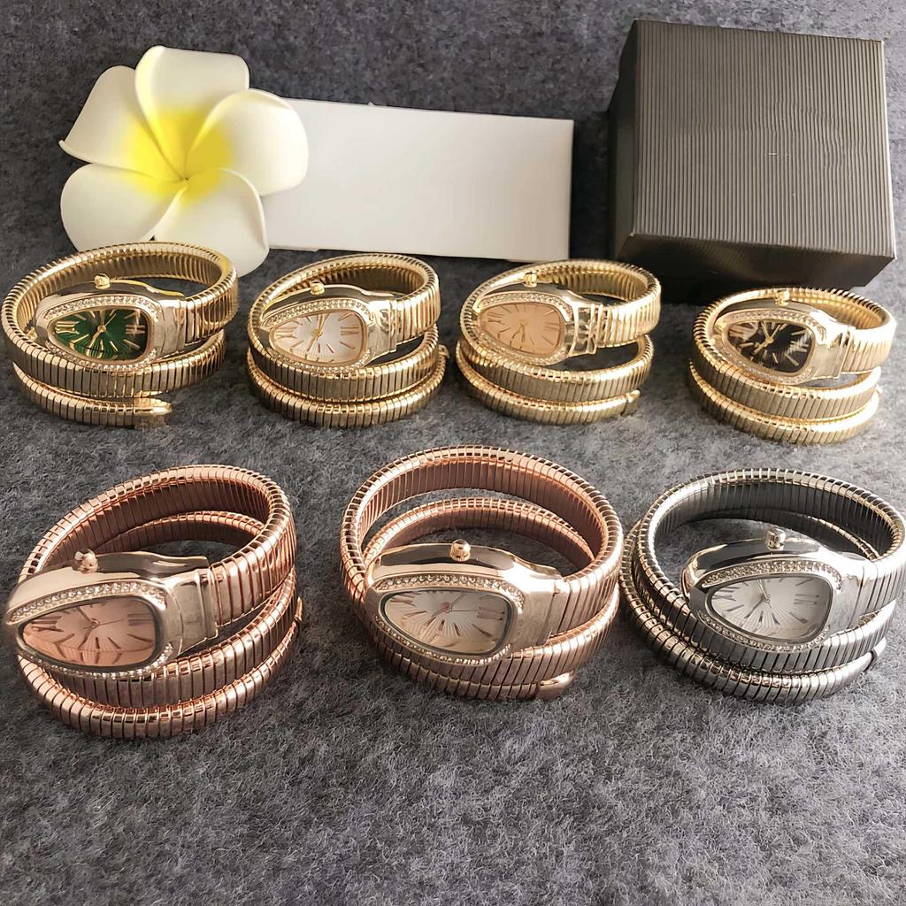 BV Home Fashion Ретро Кварцевые Наручные Часы в Форме Змеи для Женщин и Студентов