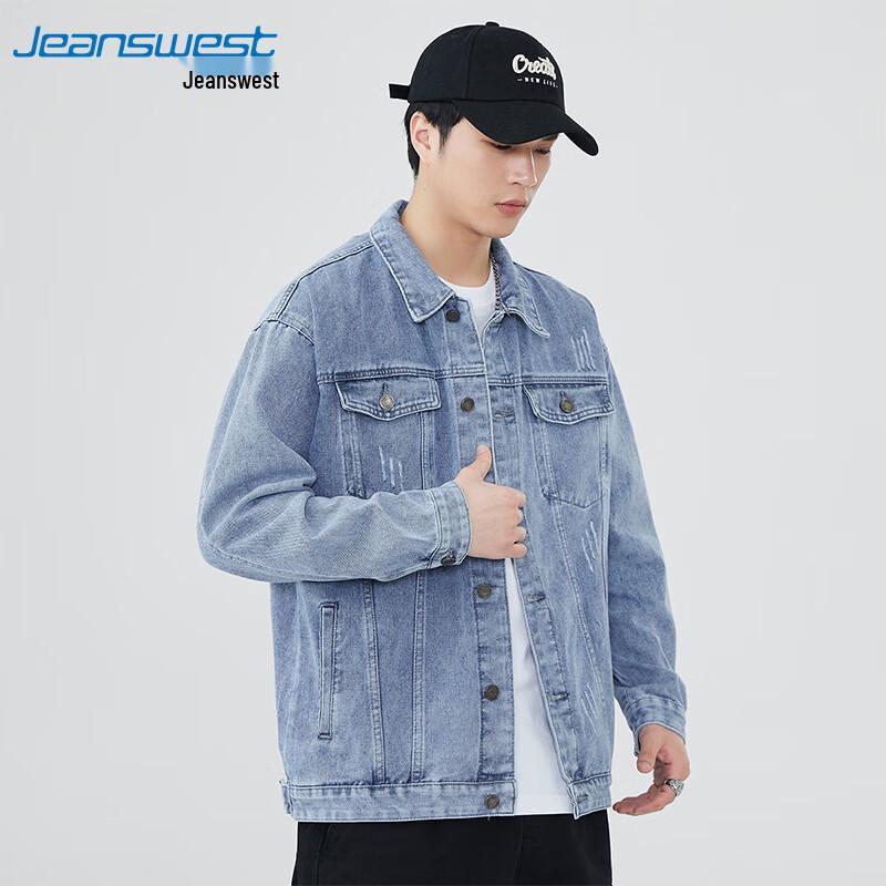 Джинсовая куртка JEANSWEST мужская свободного кроя