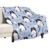 LOVE Black White Sheltie Dog Shetland Sheepdog Throw Blanket Bed Covers Blankets Sofas Of Decoration