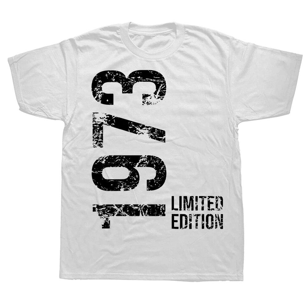 Новинка 50-х годов 50-летия, ретро, ​​винтажные футболки 1973 года, хлопковая уличная одежда с графическим рисунком, с коротким рукавом, подарки на день рождения, летняя стильная футболка унисекс