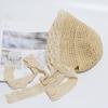 Fashion Lace Baby Hat Summer Lace Up Straw Hats For Kids Girls Panama Fisherman Beach Sunshade Cap