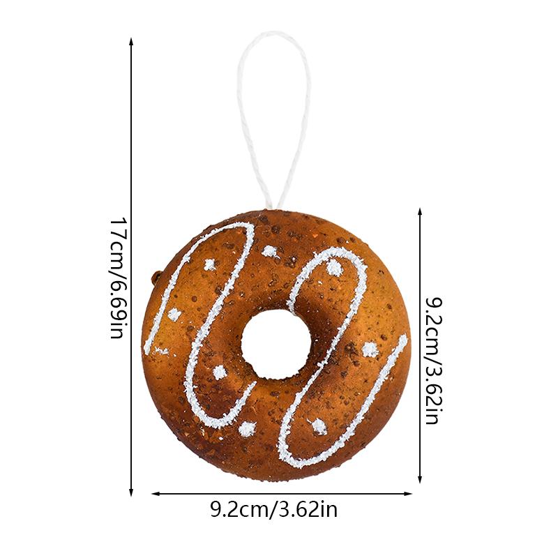 1/6 шт. Подвесные украшения для рождественской елки, пенопластовый шар, снежинка, пряничный человечек, подвеска, рождественские украшения для дома, Новый год 2025