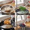 Long Handle Strainer Rustless Steel Draining Spoon Water Drainage Filter Colander  Hot Pot