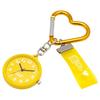 Fieldwork Women's Analog Pocket Watch with Carabiner Charm, Keychain Watch, Yellow, ST301-1
