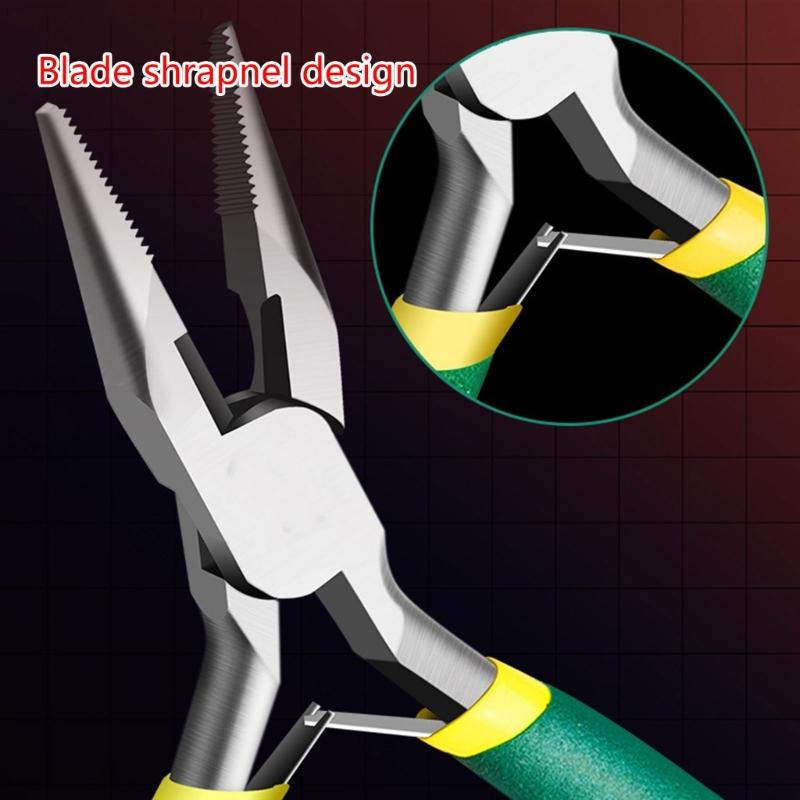 Мини-клещи, длинный нос, изогнутый нос, диагональные, торцевые, Linesmans, плоскогубцы с игольчатыми носами, 5-дюймовые плоскогубцы для изготовления ювелирных изделий