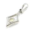 Les Trésors De Lily [G0792] - Artisan Silver Pendant 'Goddess Opal' Silver White (rhodium-plated) - 14x9 Mm