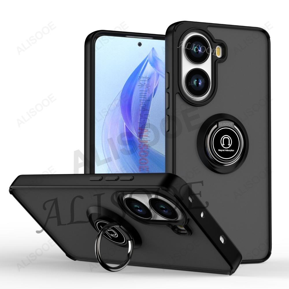 Чехол-подставка Funda для POCO X7 Pro Чехол-броня с держателем-кольцом Защитная крышка для Xiaomi Redmi Turbo 4 Ударопрочный чехол