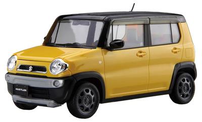 Fujimi Models Автомобиль Серия NEXT 12 Suzuki Hustler Пластиковая Модель Набор Автомобиль NX12 1/24 Нет. (G/Активный желтый) Предварительно окрашенный