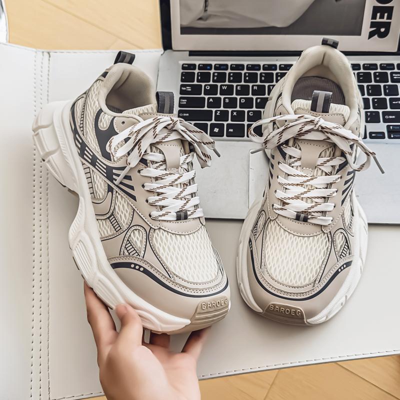 Новая мода мужская обувь Four Seasons удобная обувь для студентов и мальчиков трендовые мягкие подошвы дышащие повседневные кроссовки для бега