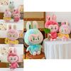 Plush Toy Labubu With Pp Cotton Filling For Childrens Birthday Gift