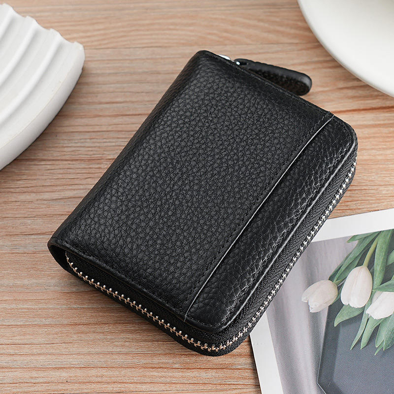 Сумка для карт из искусственной кожи, портативный кошелек для монет, однотонный чехол для визиток, держатели для кредитных карт с защитой от кражи