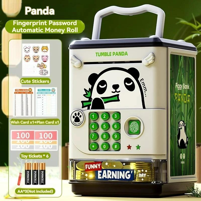Электронная копилка Детская касса Сейф с паролем Умная копилка с отпечатками пальцев Автоматический банкинг Детская подарочная копилка