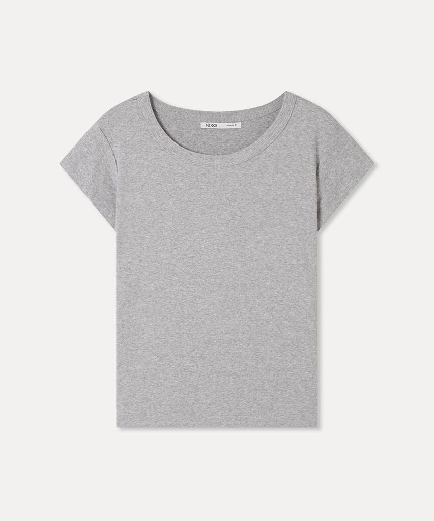 MIXXO Round Neck Short Sleeve T-Shirt Re Hwg55Ss_Miwhwg74Qs