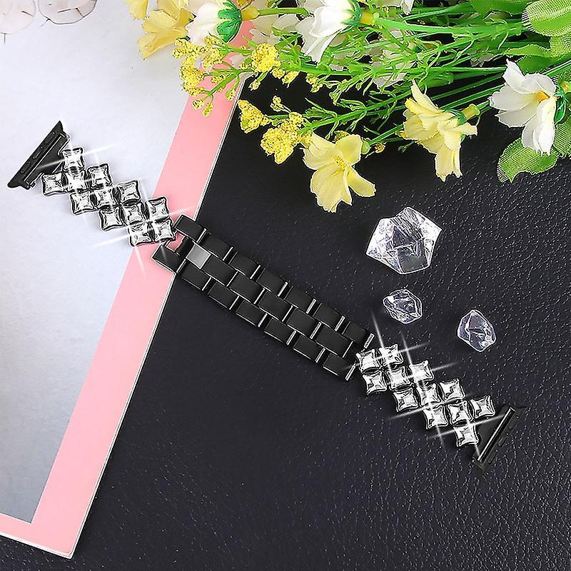 Rhombus Watch Strap for Apple Watch Series 9/8/7 41mm/6/5/4/SE (2023)/SE(2022)/SE 40mm/3/2/1 38mm
