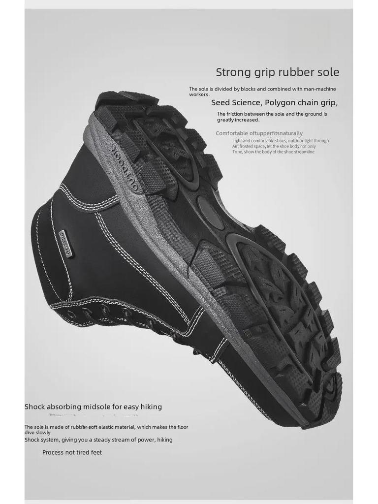 Ботинки Martin большого размера осень/зима 2024 года — высокие, повседневные хлопковые походные и рабочие ботинки