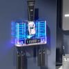Intelligent Sterilization Disinfection Toothbrush Holder 2 Cup Toothpaste Dispenser Wall Mounted Bathroom Accessories