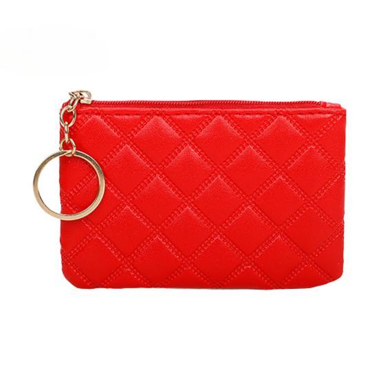 Женский кошелек портативный мини искусственная кожа гладкий молния брелок держатель для карт однотонный тонкий кошелек монетница взрослая сексуальная одежда MIT