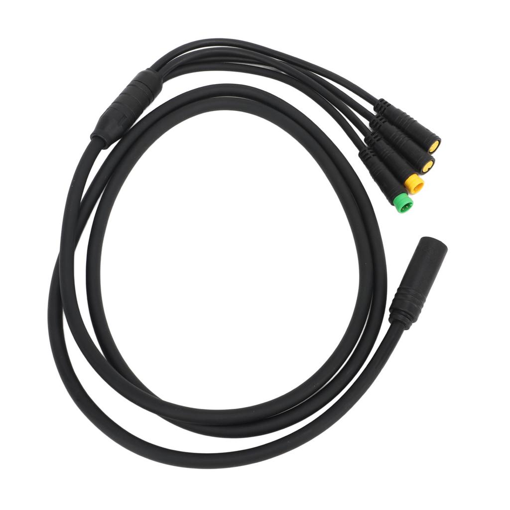 Кабель-переходник для велосипедного мотора, водонепроницаемый, 1 для 4, удлинитель для среднего привода для BAFANG BBS01