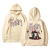 Европейский размер Худи Korn Band Унисекс Флис